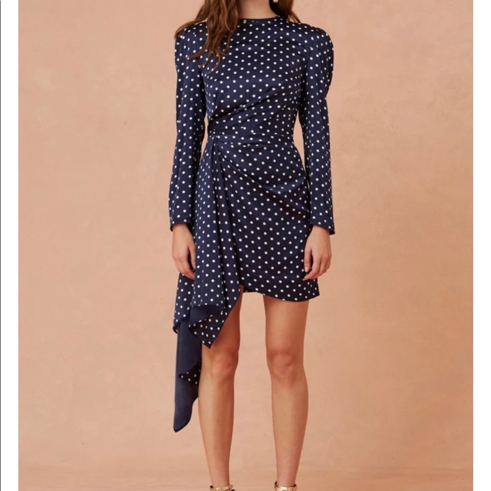 Keepsake The Label Foolish Mini Dress Navy- S(4)